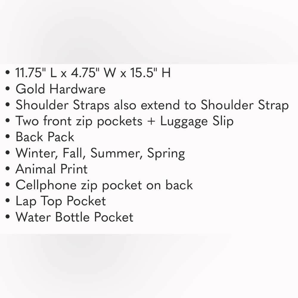 Stella & Dot Lady Boss Backpack - Picture 8 of 8